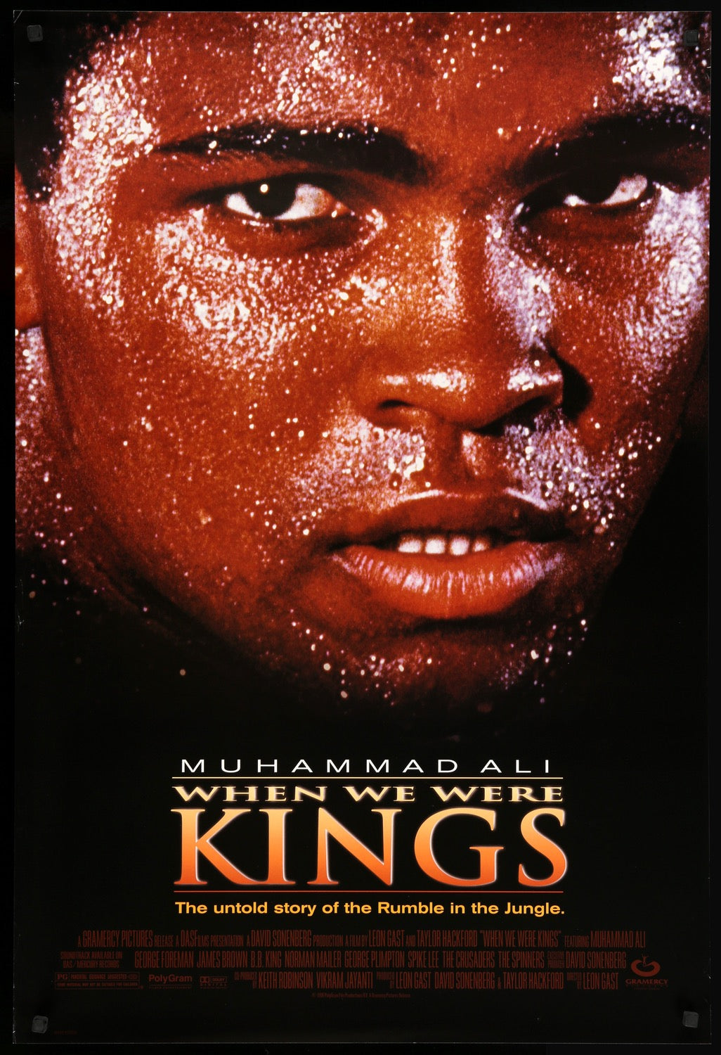 When We Were Kings (1996) original movie poster for sale at Original Film Art - Vintage Movie Posters
