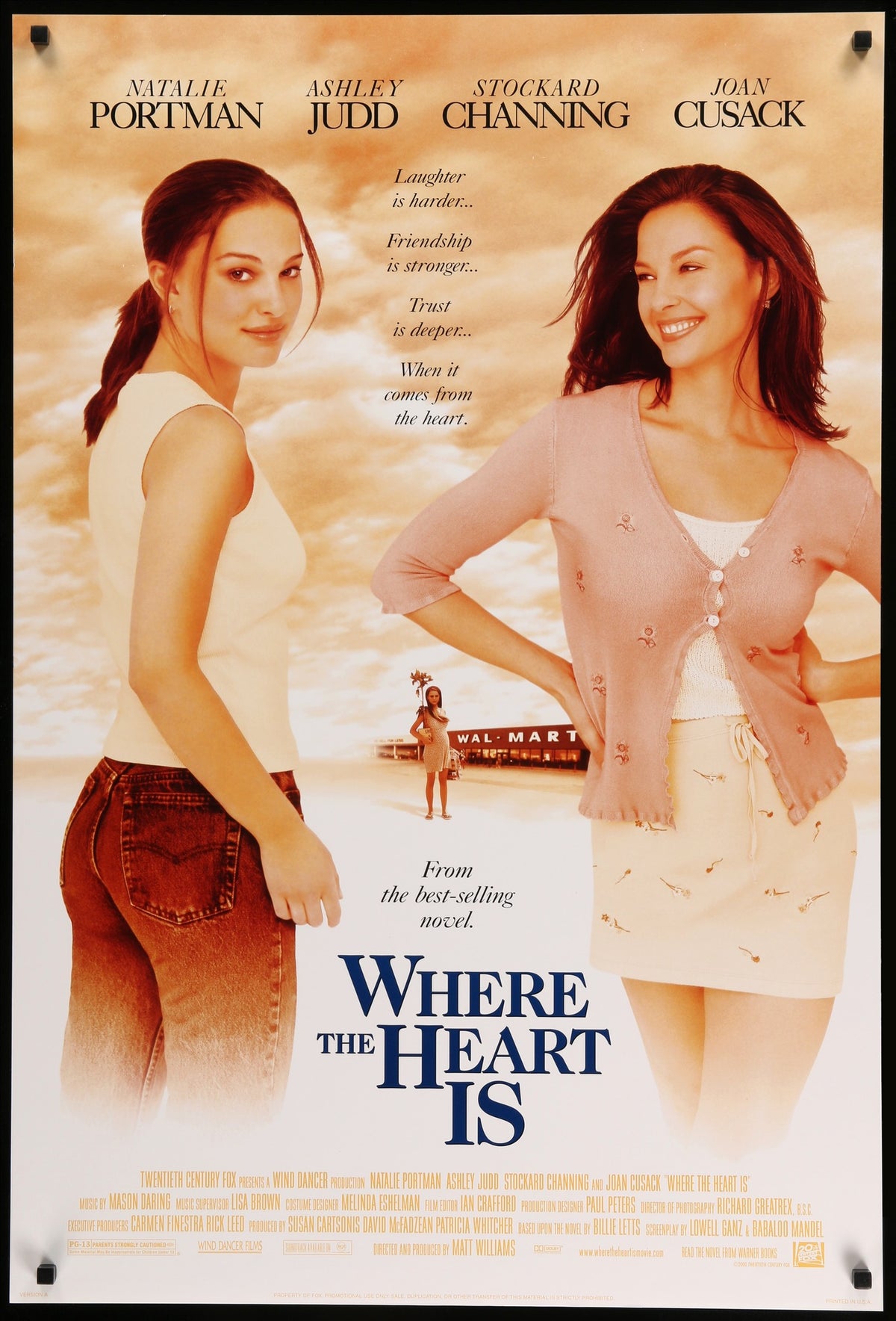 Where the Heart Is (2000) original movie poster for sale at Original Film Art - Vintage Movie Posters