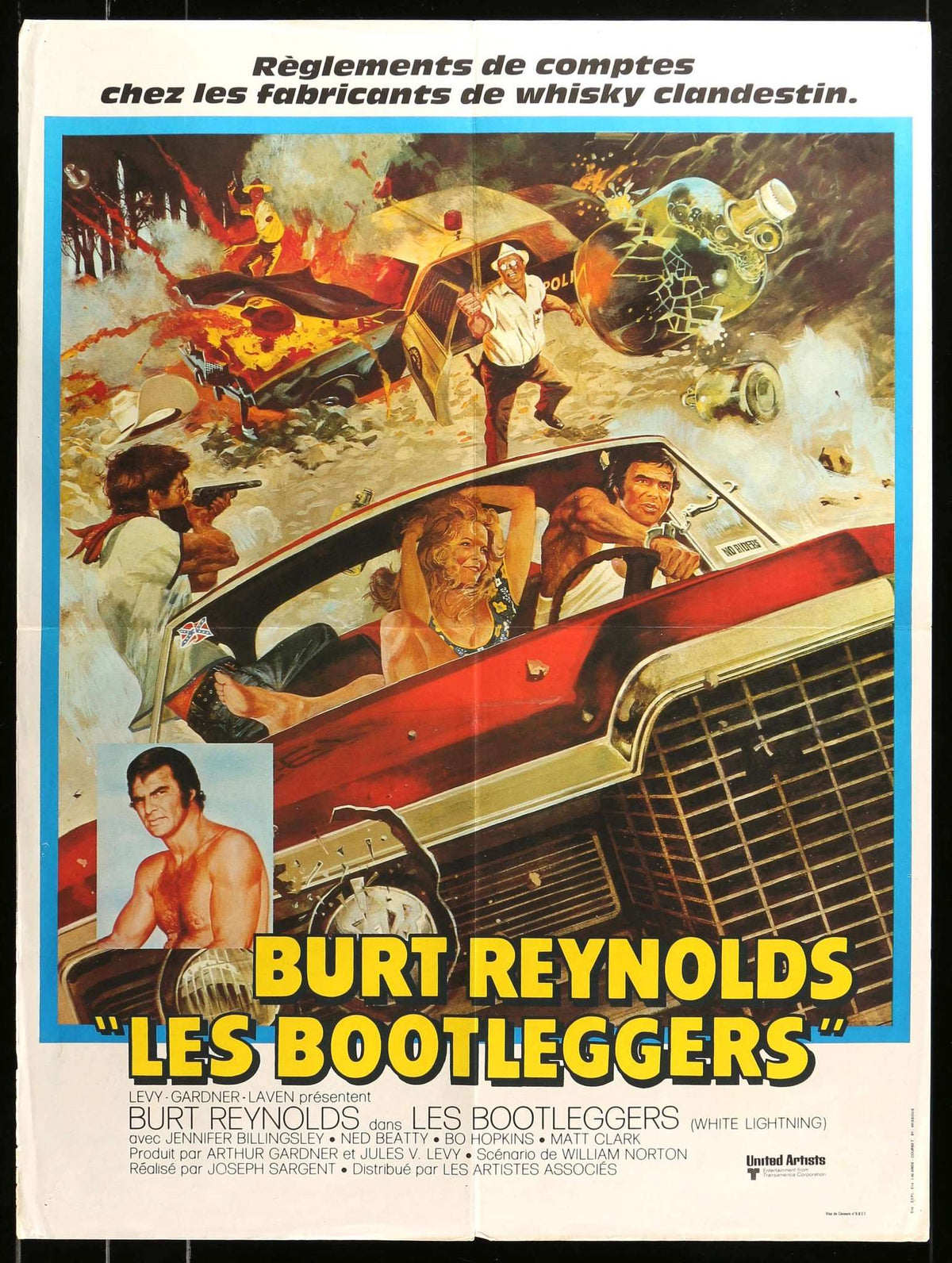 White Lightning (1973) original movie poster for sale at Original Film Art - Vintage Movie Posters