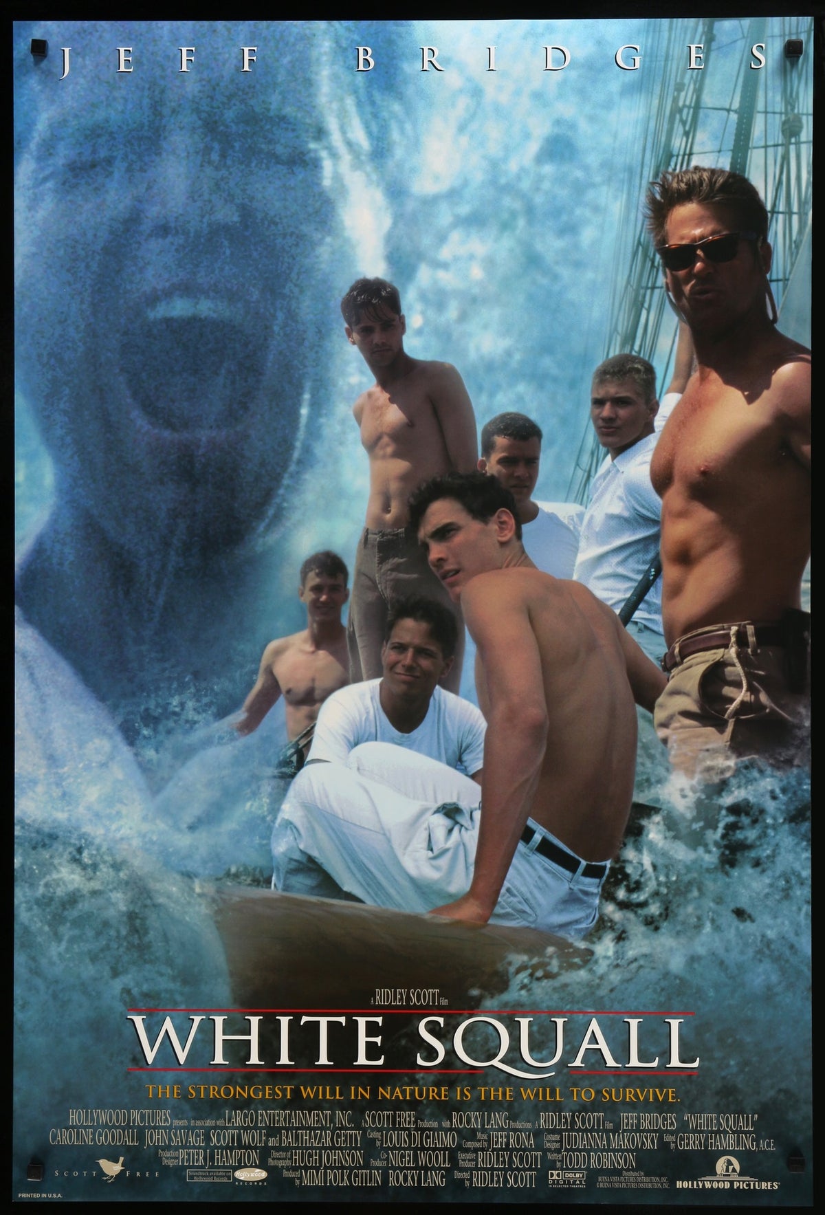 White Squall (1996) original movie poster for sale at Original Film Art - Vintage Movie Posters