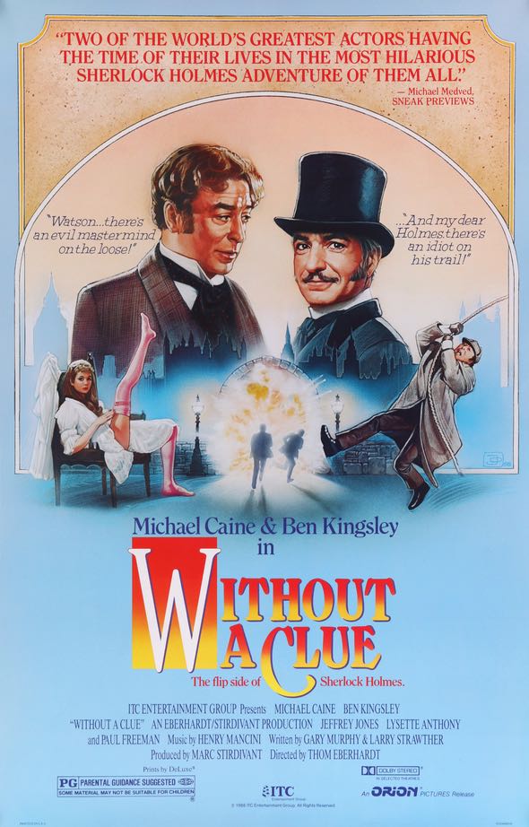 Without a Clue (1988) original movie poster for sale at Original Film Art - Vintage Movie Posters