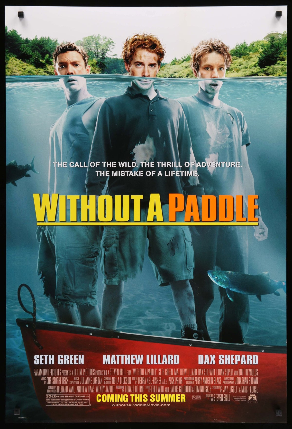 Without a Paddle (2004) original movie poster for sale at Original Film Art - Vintage Movie Posters