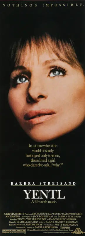 Yentl (1983) original movie poster for sale at Original Film Art - Vintage Movie Posters