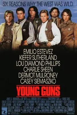 Young Guns (1988) original movie poster for sale at Original Film Art