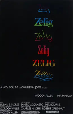 Zelig (1983) Original Forty by Sixty Theatrical Movie Poster