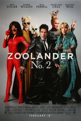 Zoolander No. 2 (2016) original movie poster for sale at Original Film Art