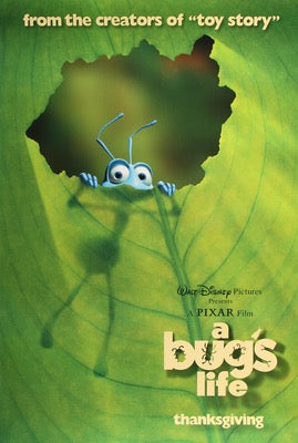 Bug's Life (1998) original movie poster for sale at Original Film Art - Vintage Movie Posters