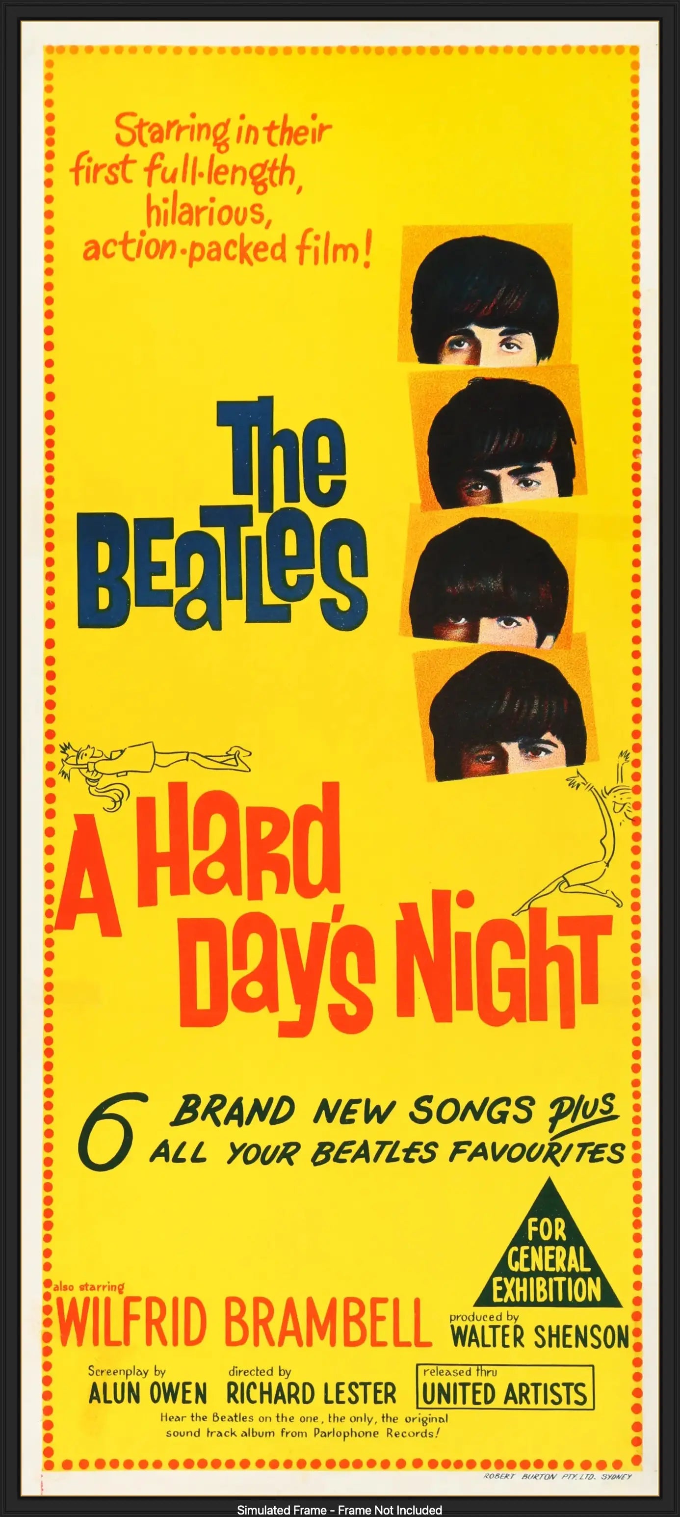 Hard Day's Night (1964) original movie poster for sale at Original Film Art