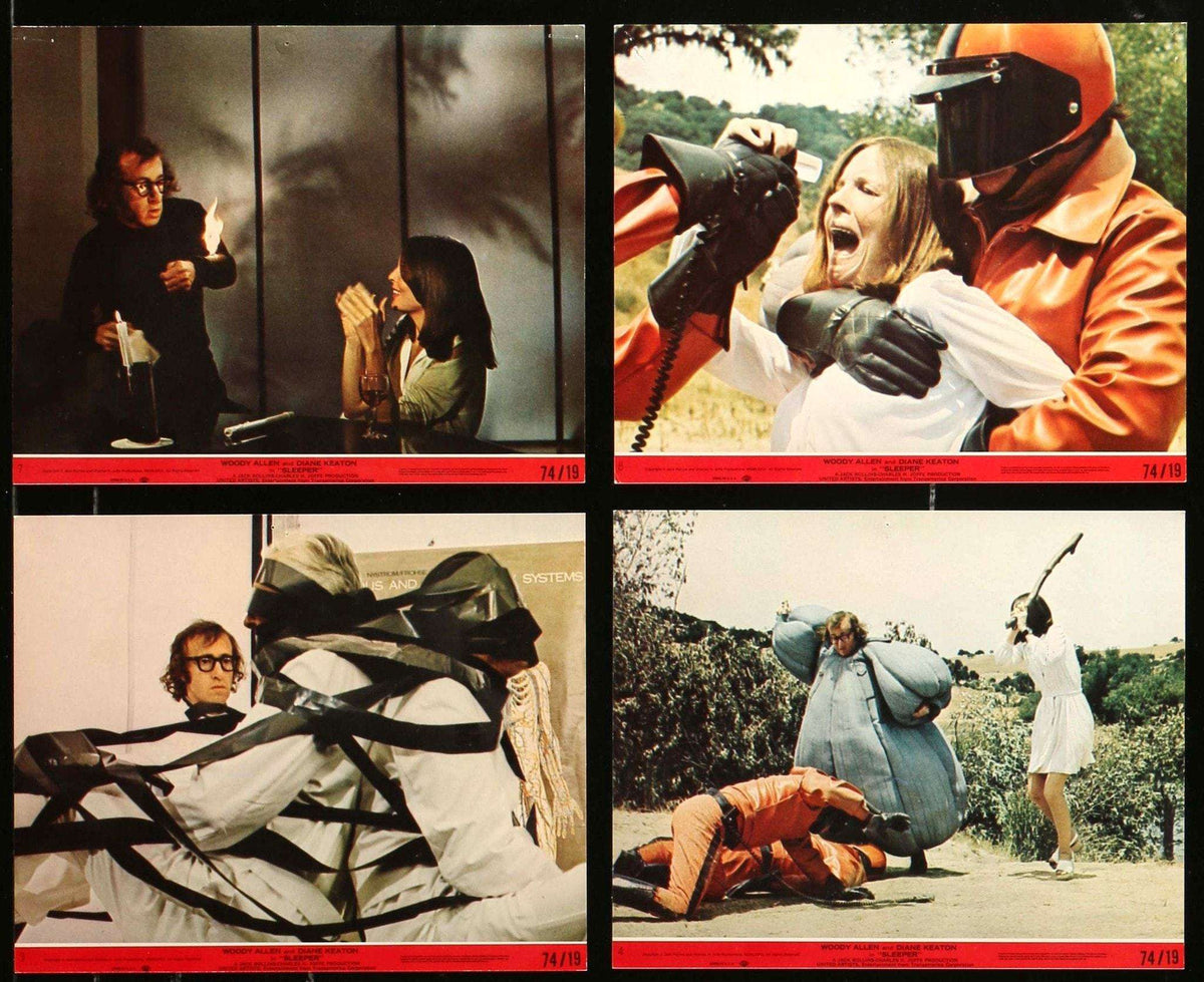 Sleeper (1973) Mini Lobby Cards - Set of 8 original movie poster for sale at Original Film Art