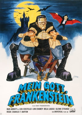 Abbott and Costello Meet Frankenstein (1948) original movie poster for sale at Original Film Art