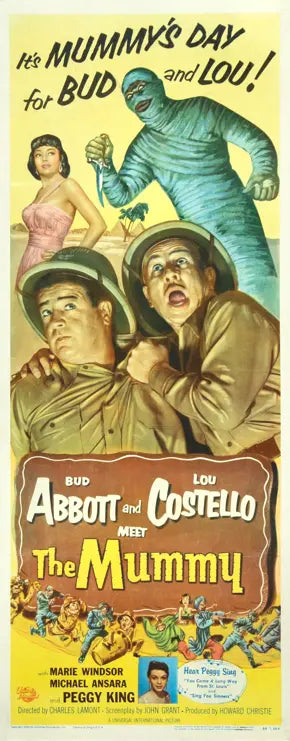 Abbott and Costello Meet the Mummy (1955) original movie poster for sale at Original Film Art