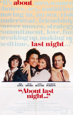 About Last Night (1986) original movie poster for sale at Original Film Art