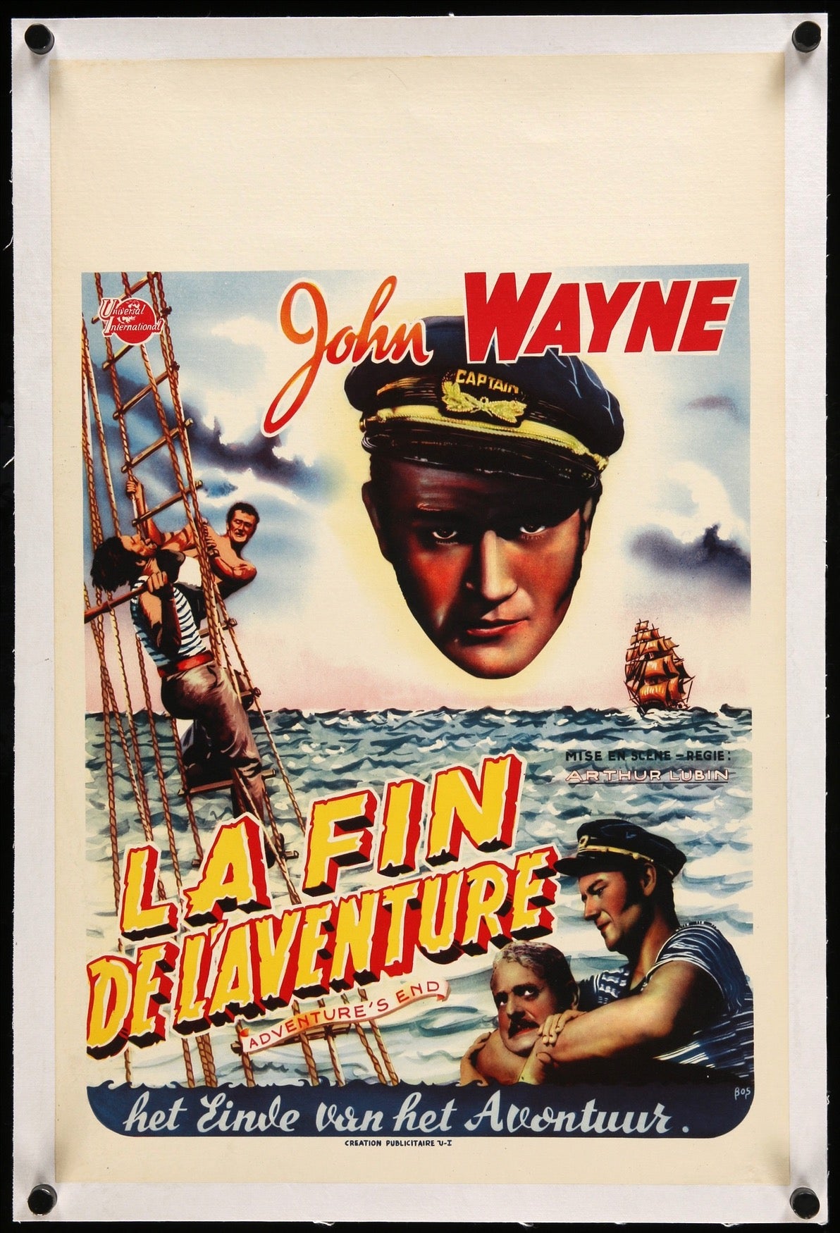 Adventure&#39;s End (1937) original movie poster for sale at Original Film Art