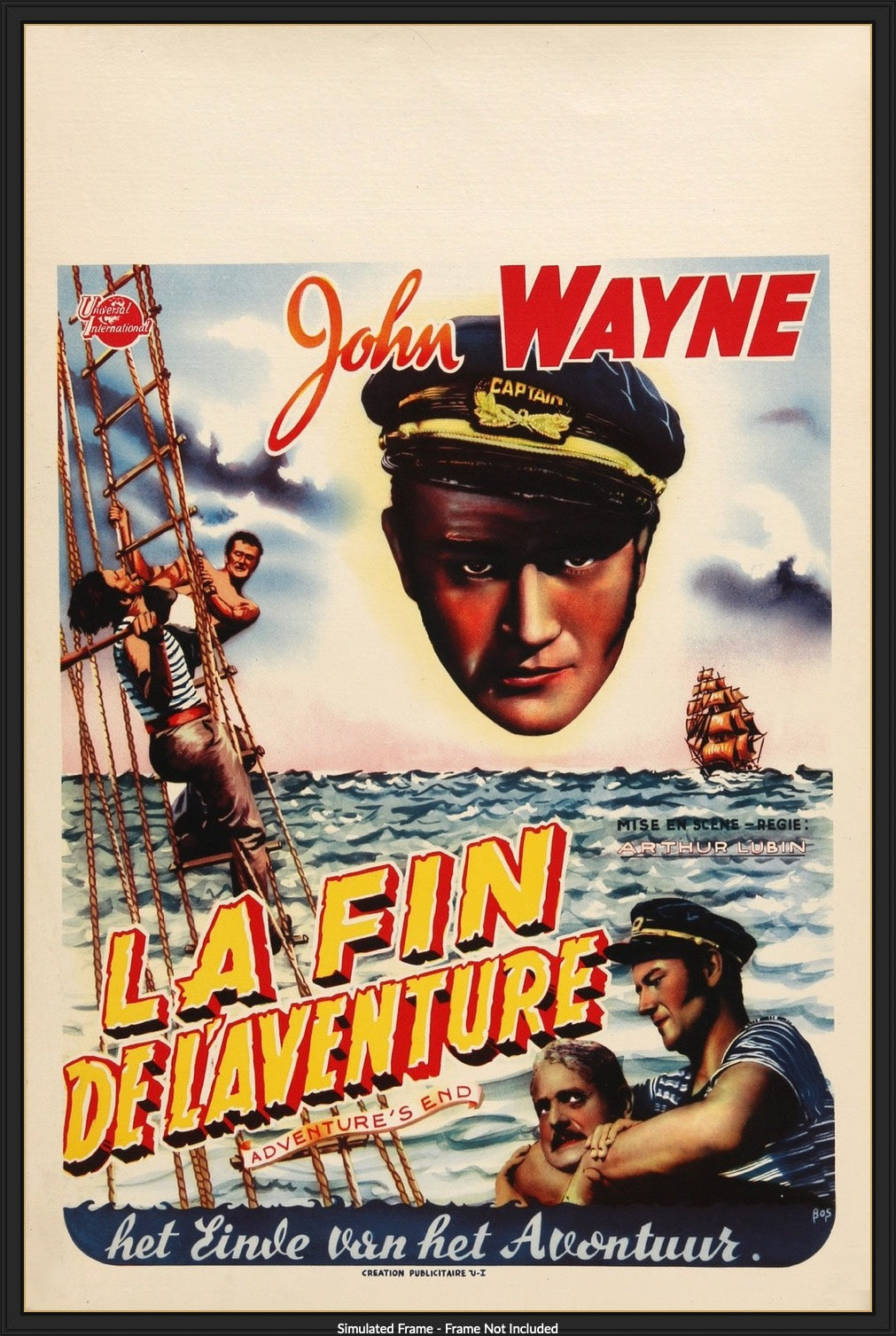 Adventure's End (1937) original movie poster for sale at Original Film Art