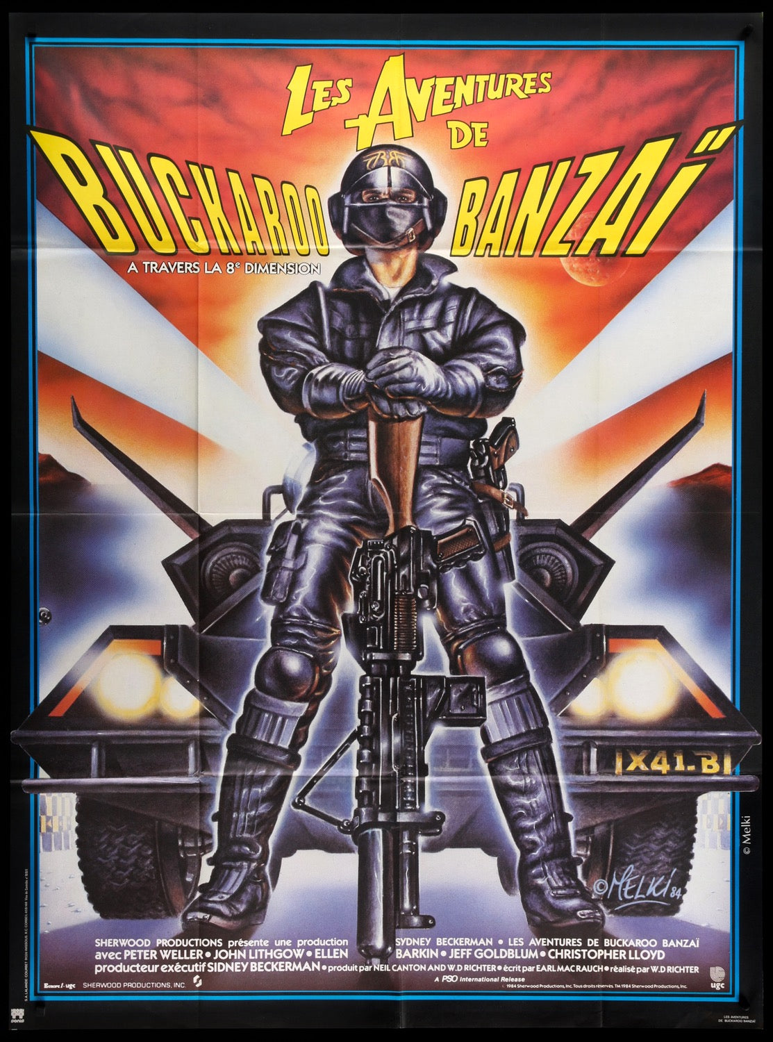 Adventures of Buckaroo Banzai (1984) original movie poster for sale at Original Film Art