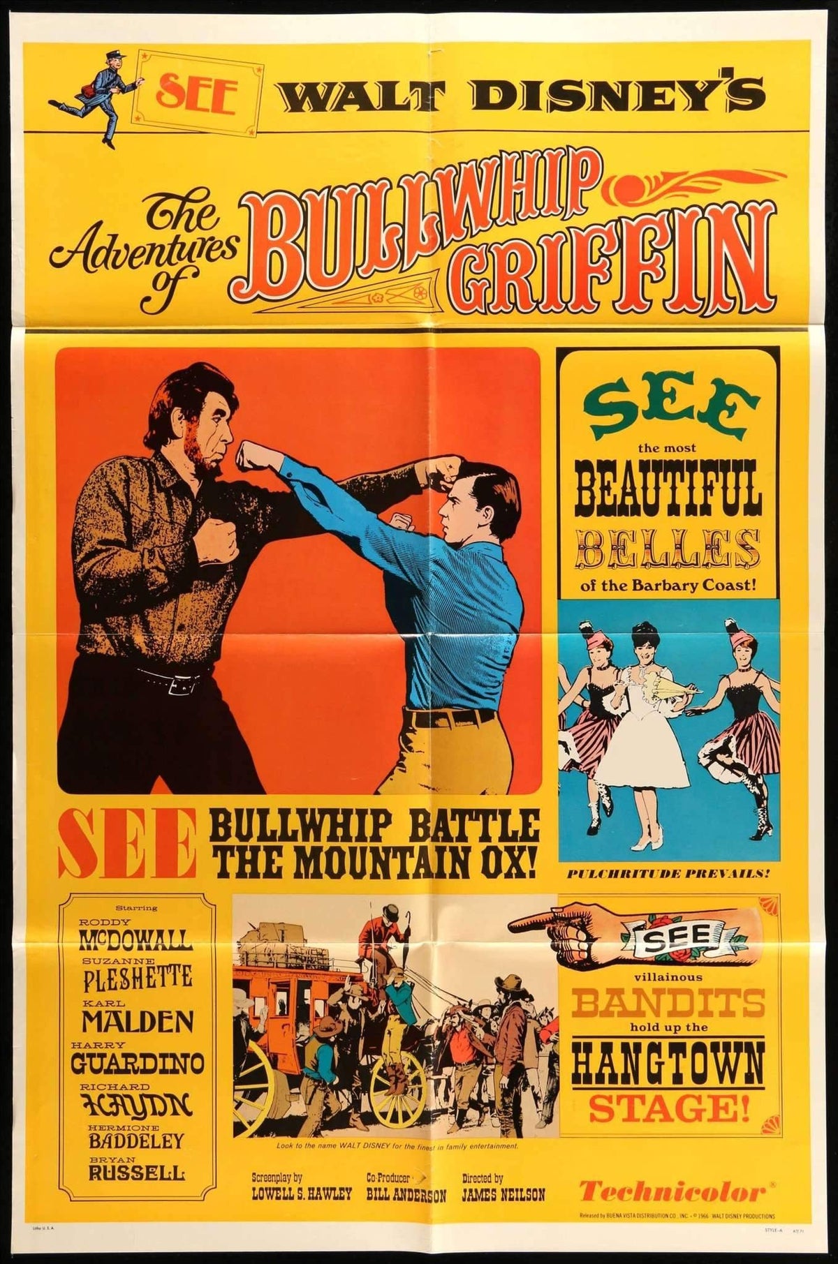 Adventures of Bullwhip Griffith (1967) original movie poster for sale at Original Film Art