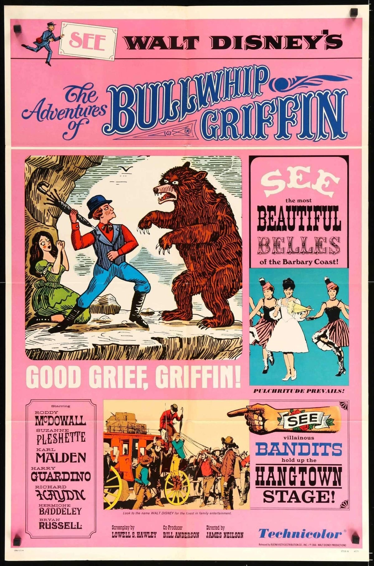 Adventures of Bullwhip Griffith (1967) original movie poster for sale at Original Film Art