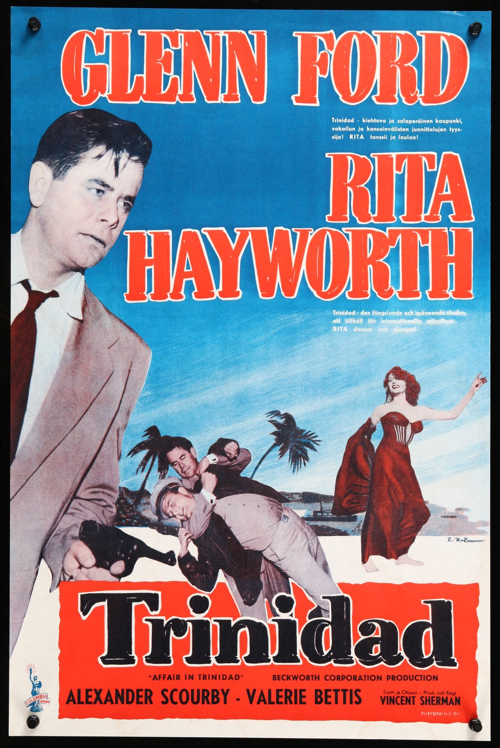 Affair in Trinidad (1952) original movie poster for sale at Original Film Art - Vintage Movie Posters