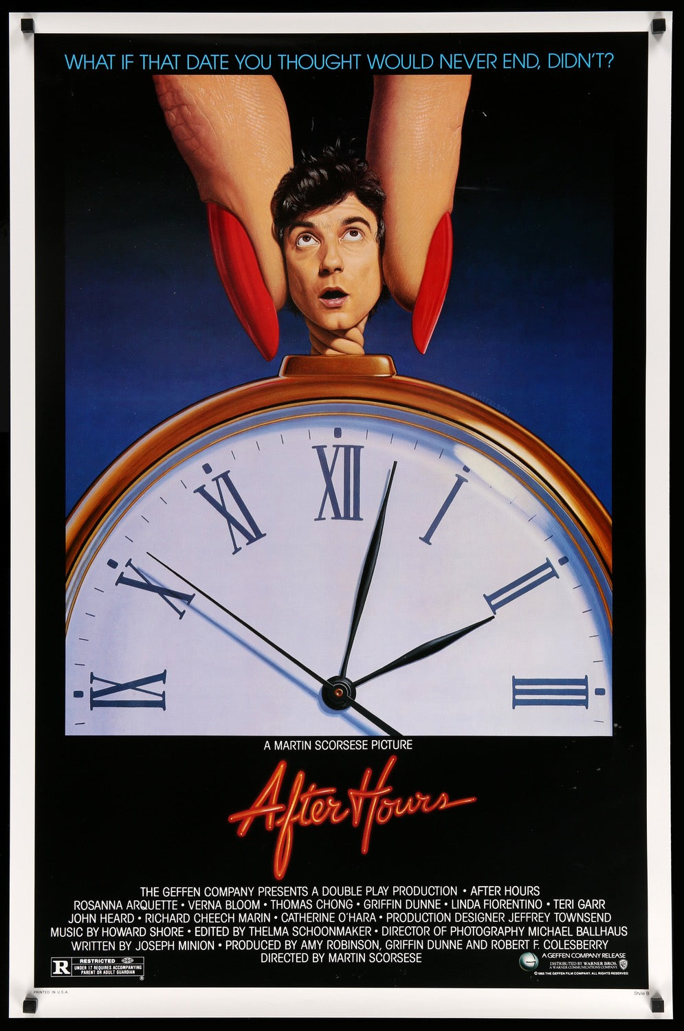 After Hours (1985) original movie poster for sale at Original Film Art