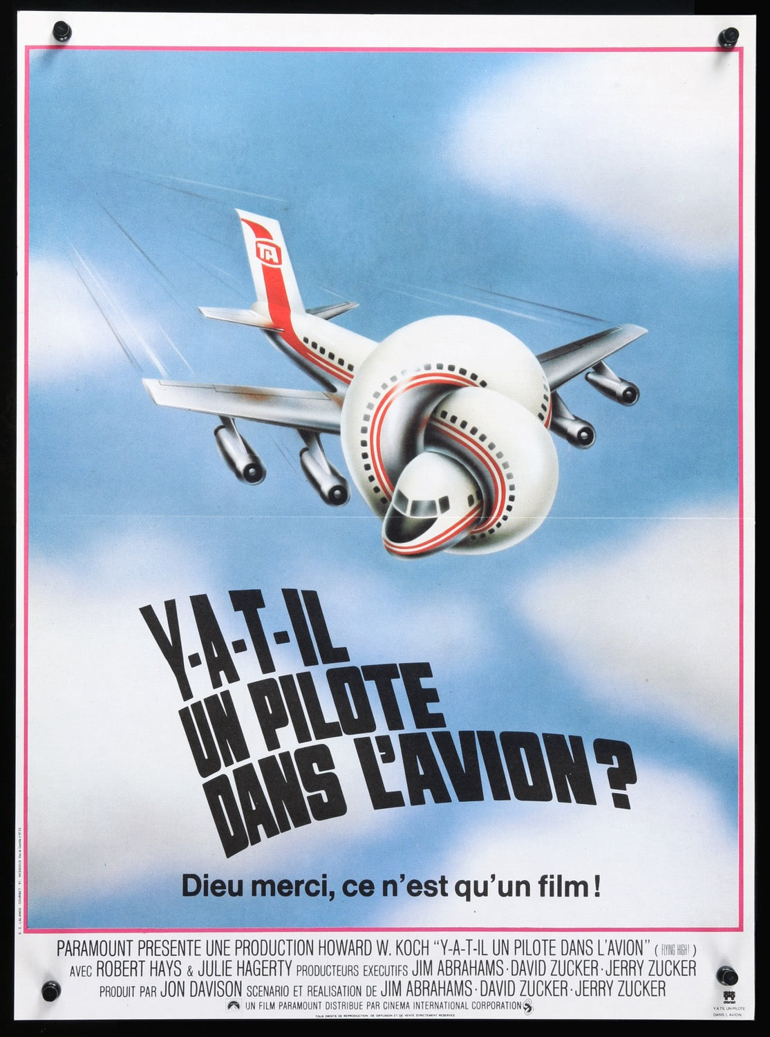 Airplane! (1980) original movie poster for sale at Original Film Art