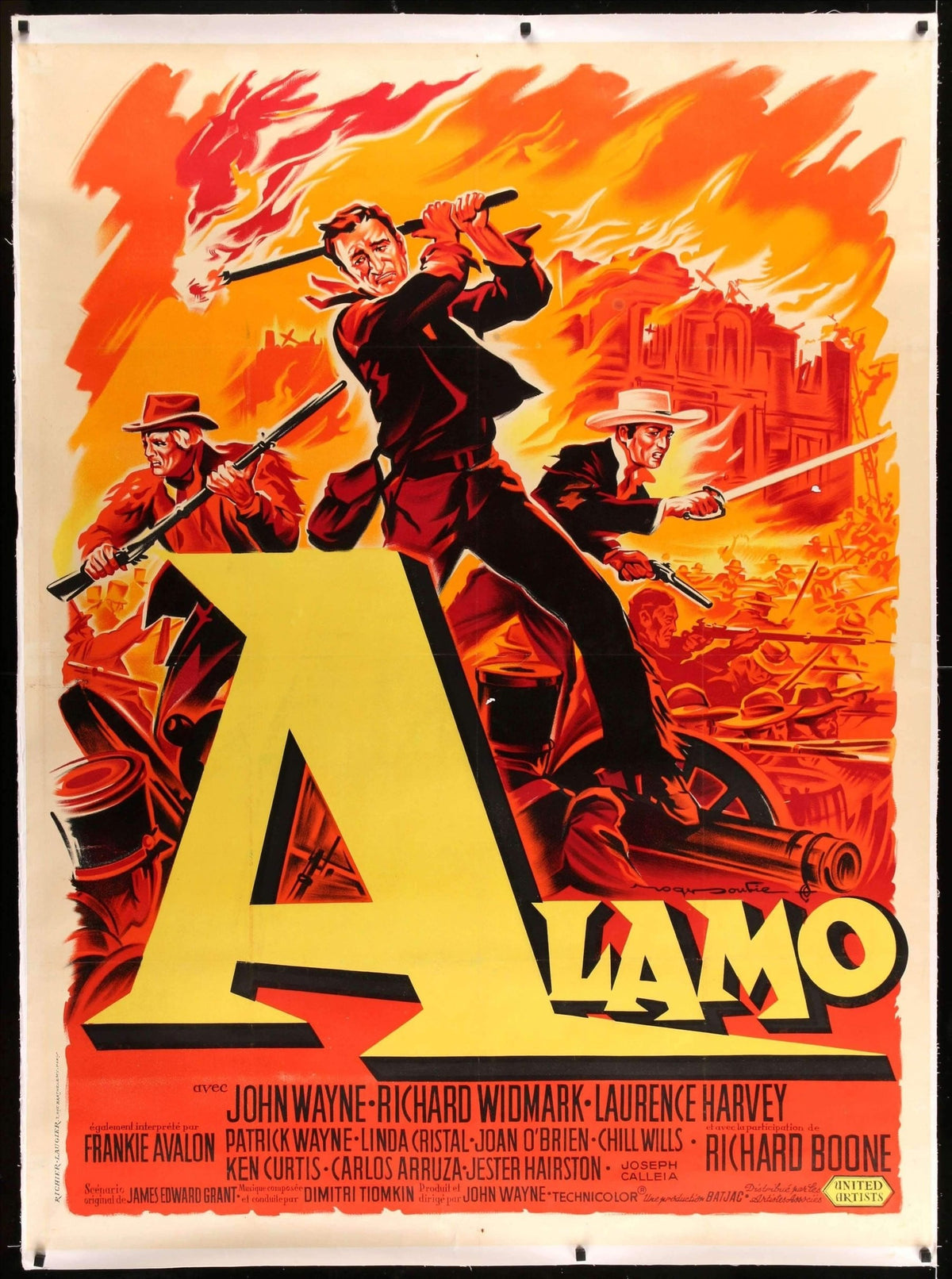 Alamo (1960) original movie poster for sale at Original Film Art - Vintage Movie Posters