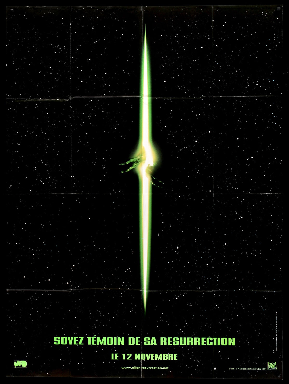 Alien: Resurrection (1997) original movie poster for sale at Original Film Art - Vintage Movie Posters