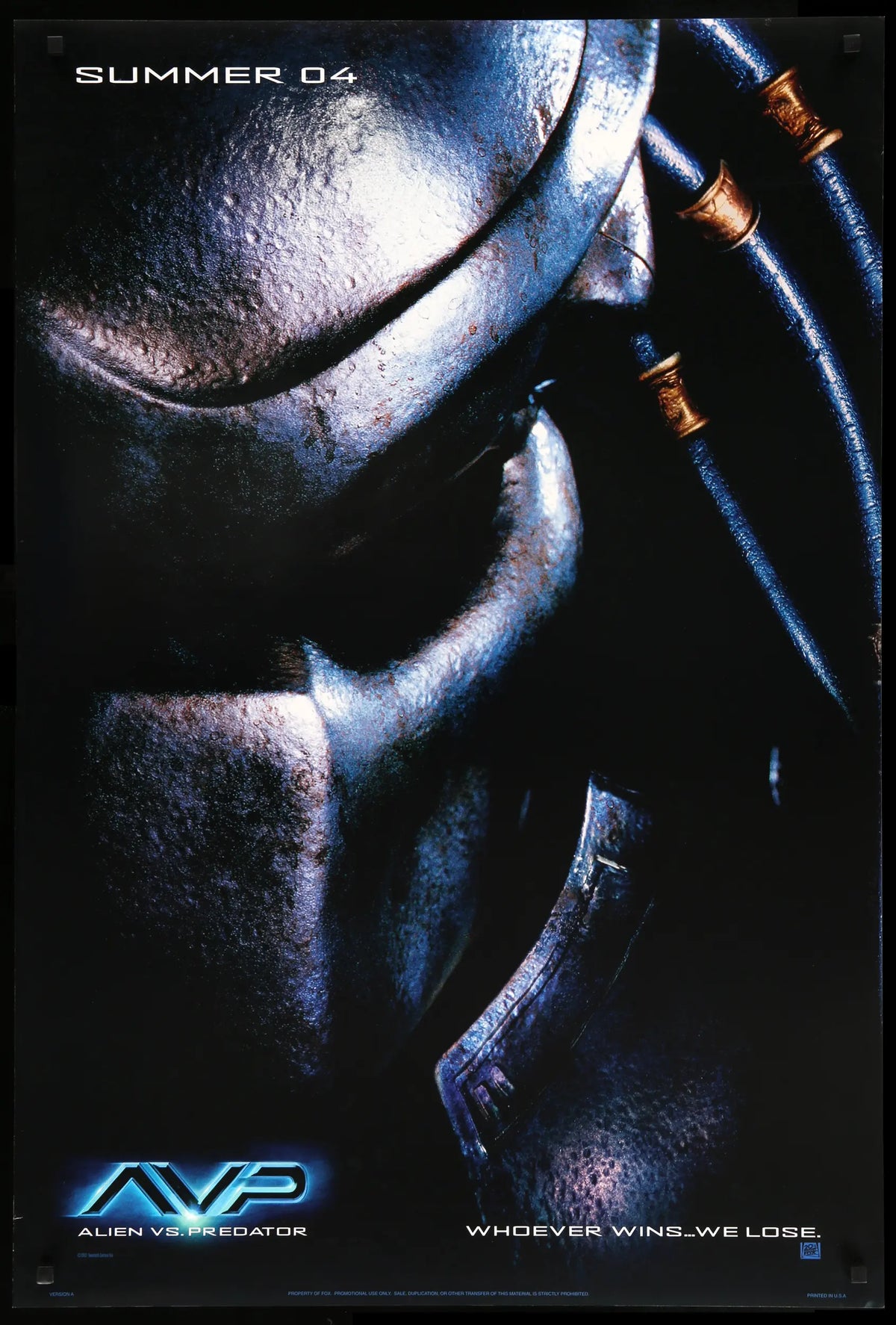 Alien Vs. Predator (2004) original movie poster for sale at Original Film Art