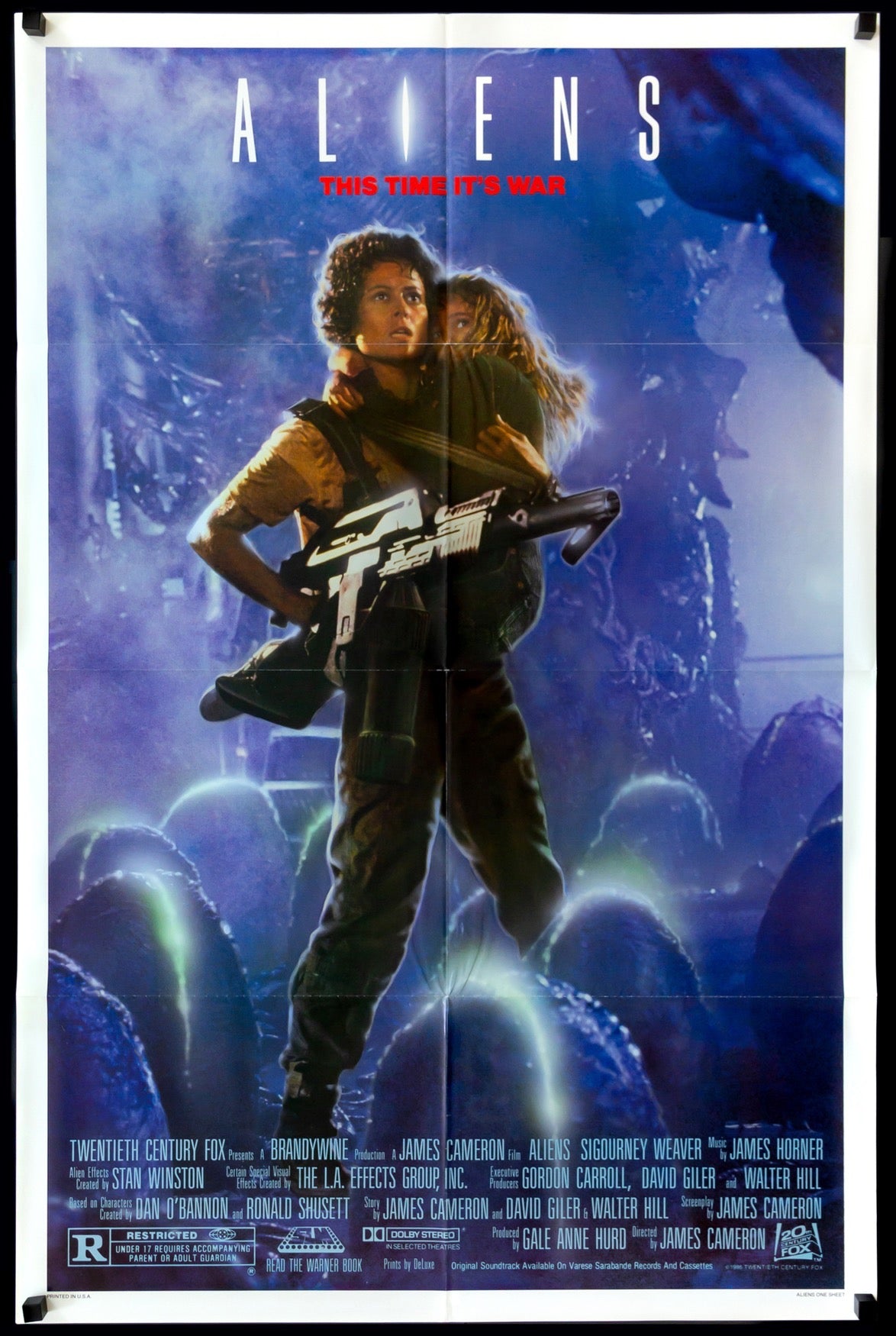 Aliens (1986) original movie poster for sale at Original Film Art - Vintage Movie Posters