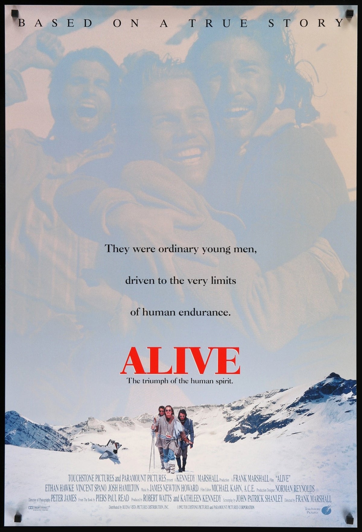Alive (1993) original movie poster for sale at Original Film Art - Vintage Movie Posters