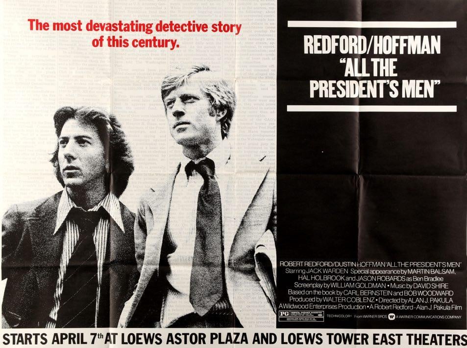 All the President's Men (1976) original movie poster for sale at Original Film Art - Vintage Movie Posters
