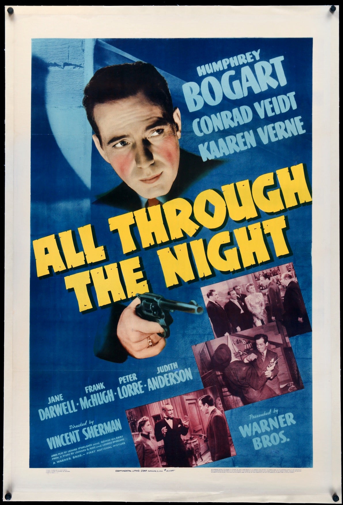 All Through the Night (1942) original movie poster for sale at Original Film Art