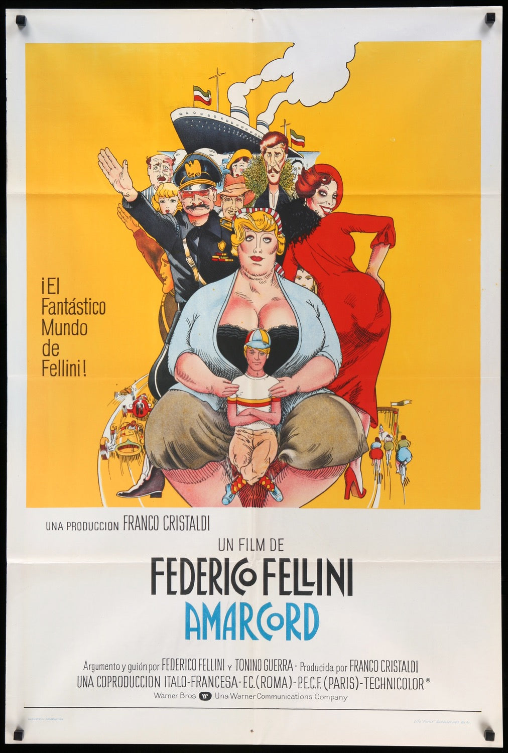 Amarcord (1973) original movie poster for sale at Original Film Art