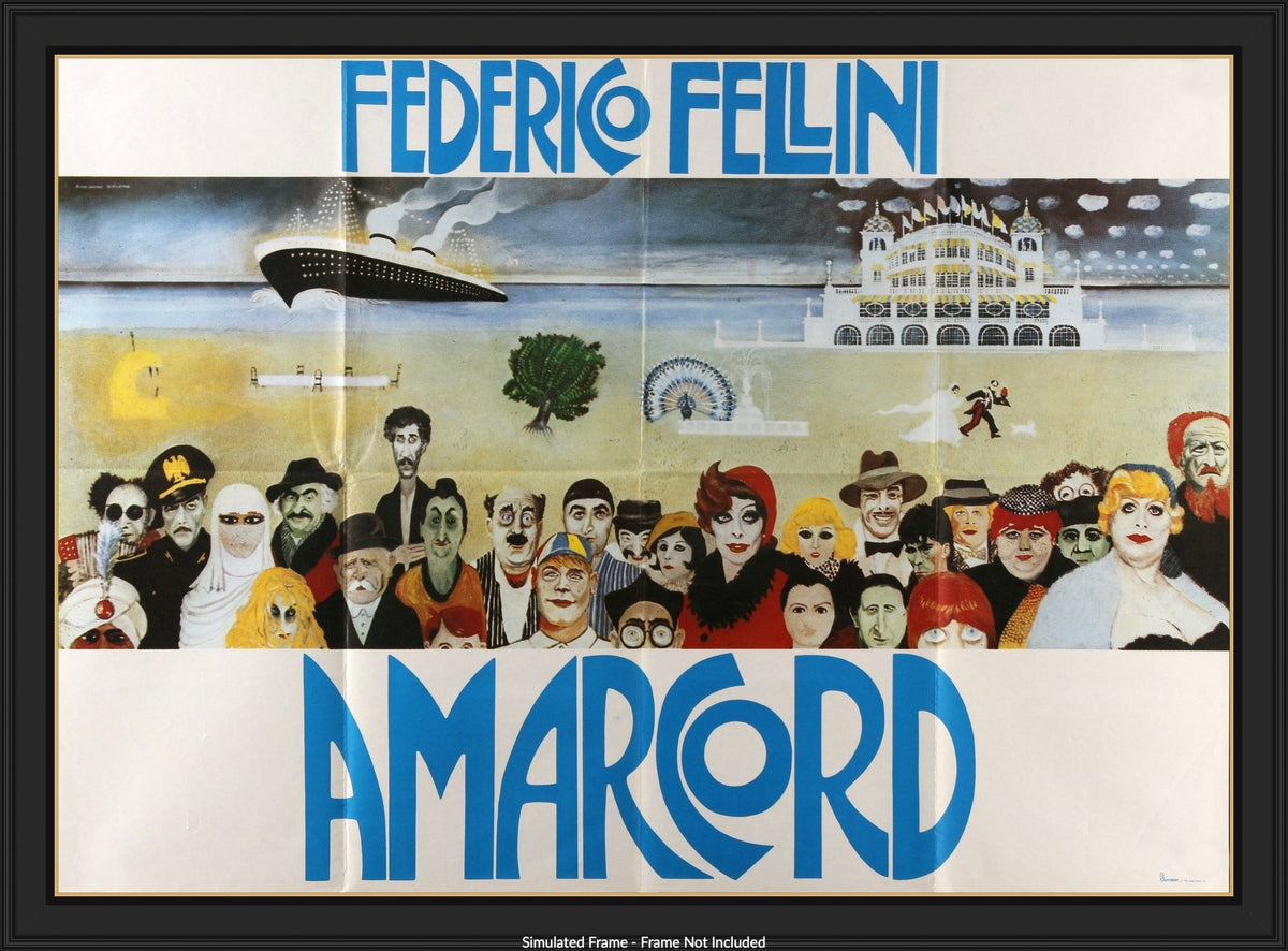 Amarcord (1973) original movie poster for sale at Original Film Art - Vintage Movie Posters