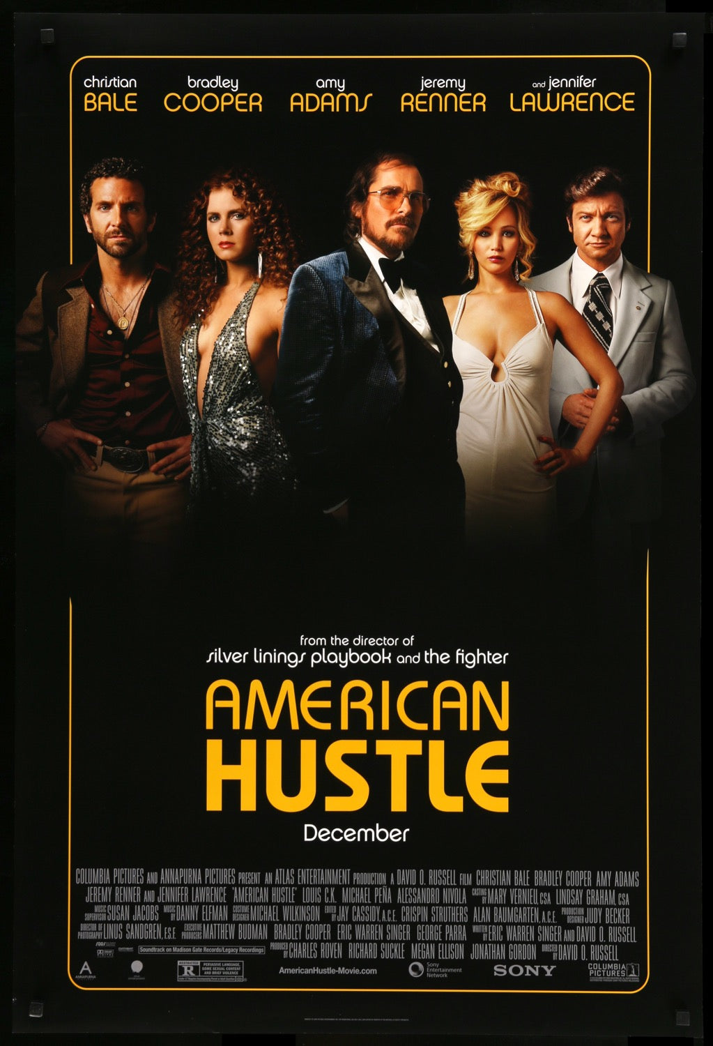 American Hustle (2013) original movie poster for sale at Original Film Art - Vintage Movie Posters