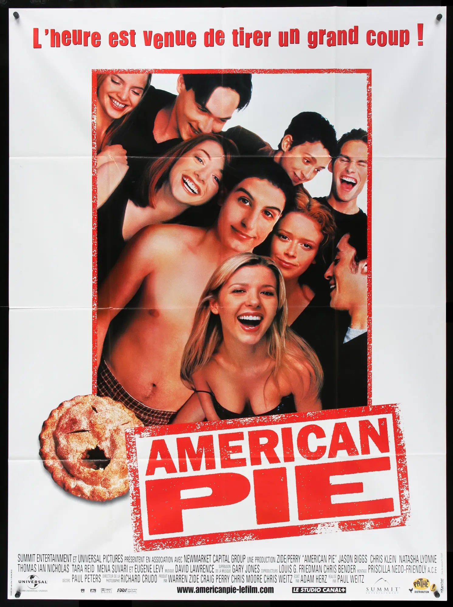 American Pie (1999) Original French Grande Movie Poster - Original Film Art  photo
