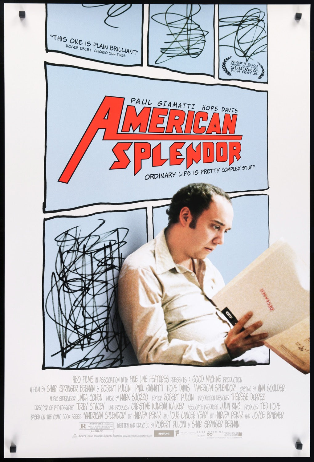 American Splendor (2003) original movie poster for sale at Original Film Art