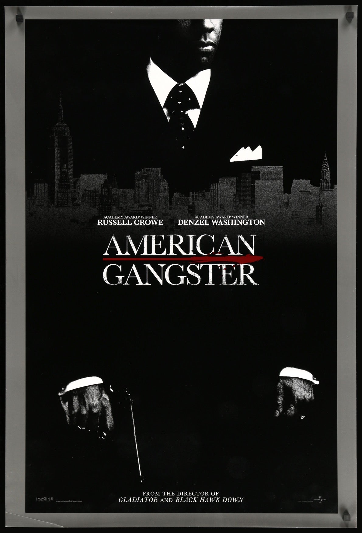 American Gangster (2007) Original One Sheet Movie Poster - Original Film  Art - Vintage Movie Posters