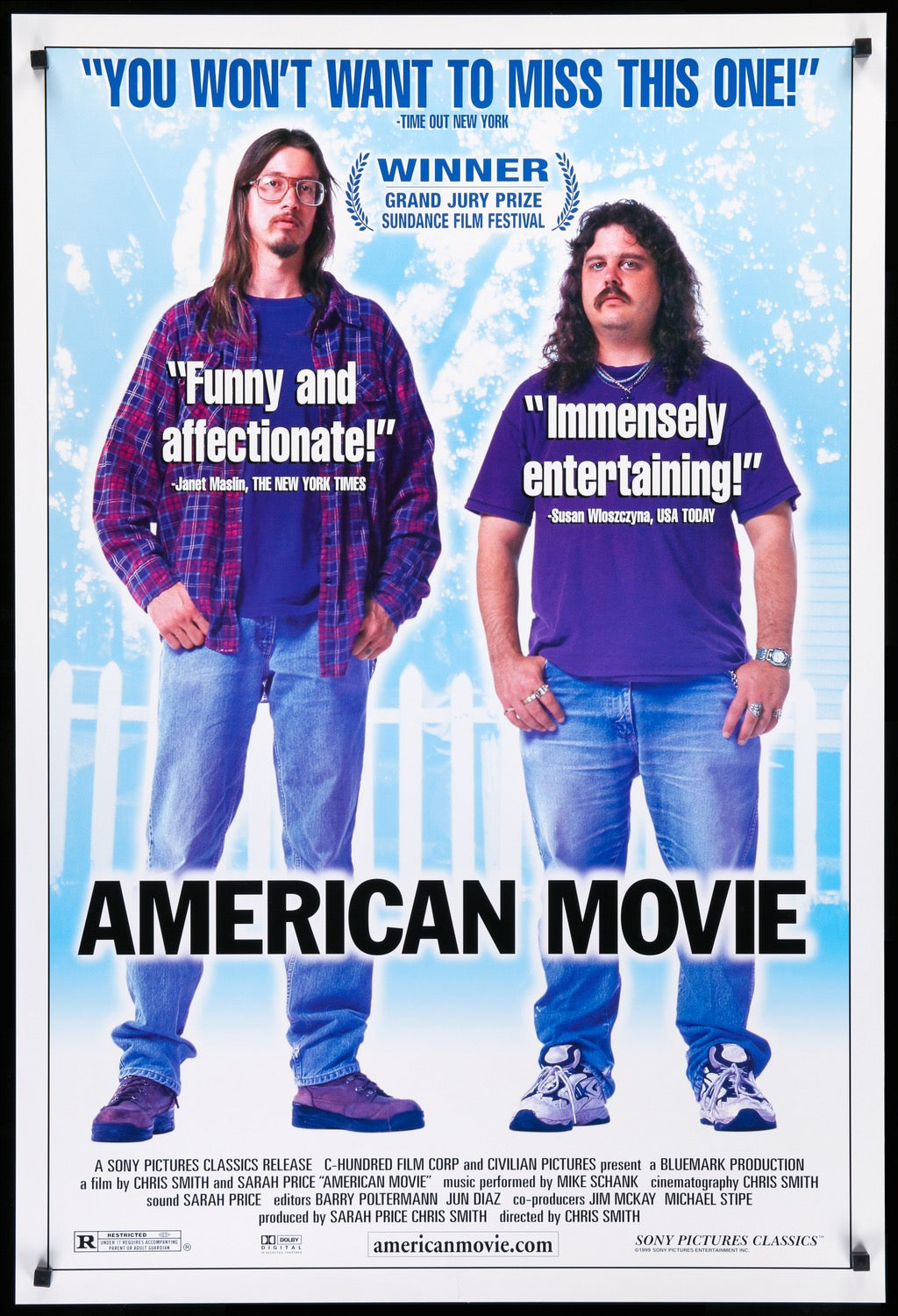 American Movie: The Making of Northwestern (1999) original movie poster for sale at Original Film Art - Vintage Movie Posters