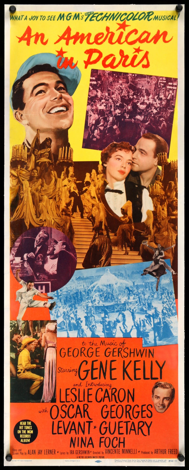 An American in Paris (1951) original movie poster for sale at Original Film Art