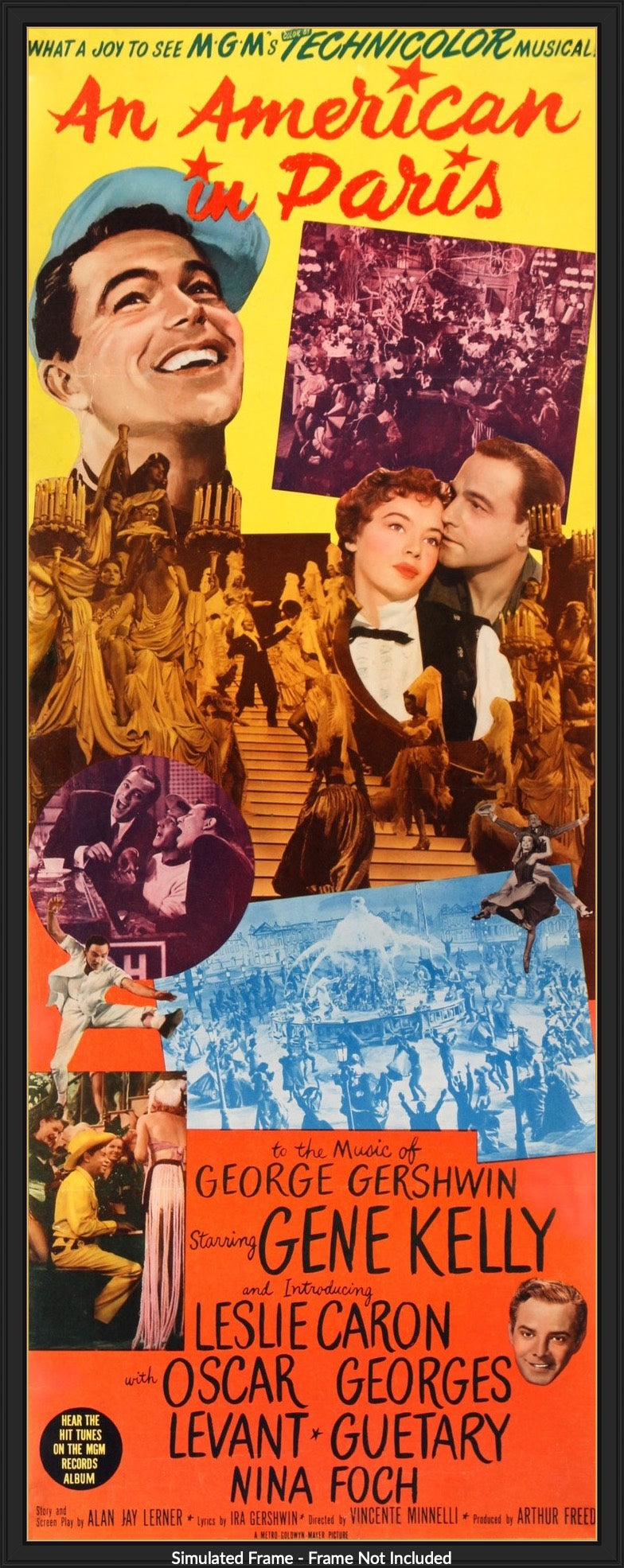 An American in Paris (1951) original movie poster for sale at Original Film Art