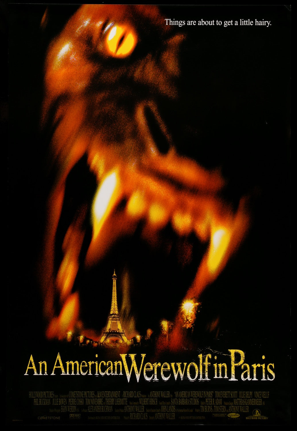 American Werewolf in Paris (1997) original movie poster for sale at Original Film Art