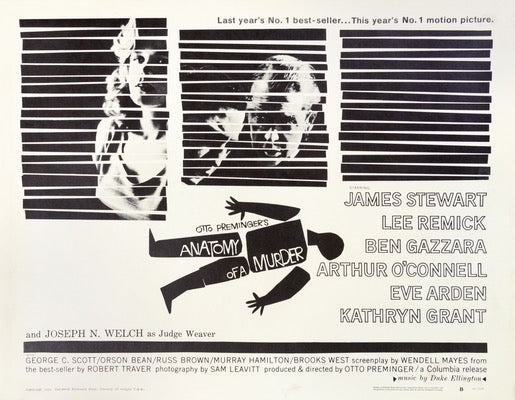 Anatomy of a Murder (1959) original movie poster for sale at Original Film Art