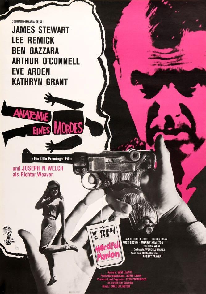 Anatomy of a Murder (1959) original movie poster for sale at Original Film Art - Vintage Movie Posters