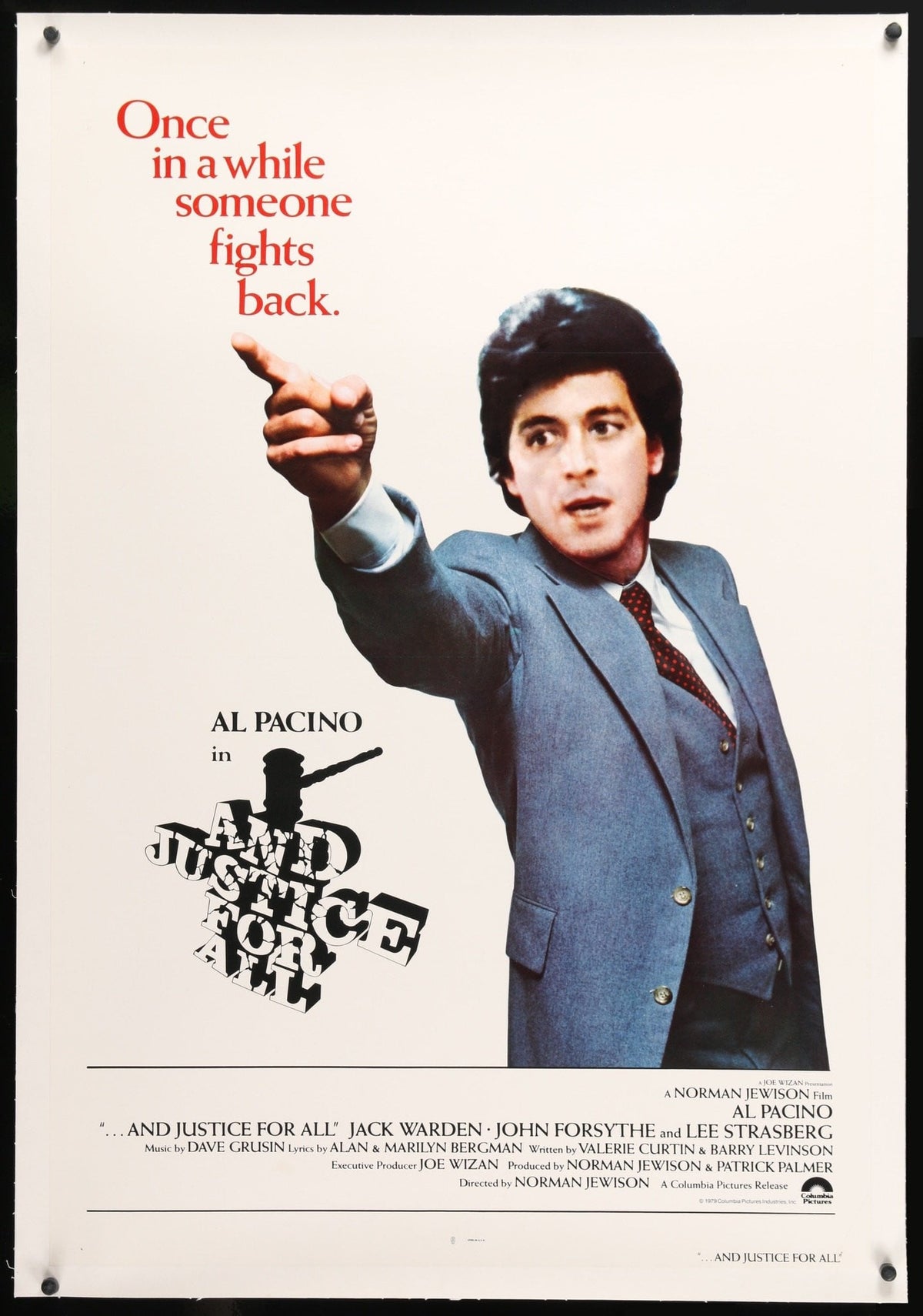 And Justice For All (1979) original movie poster for sale at Original Film Art - Vintage Movie Posters