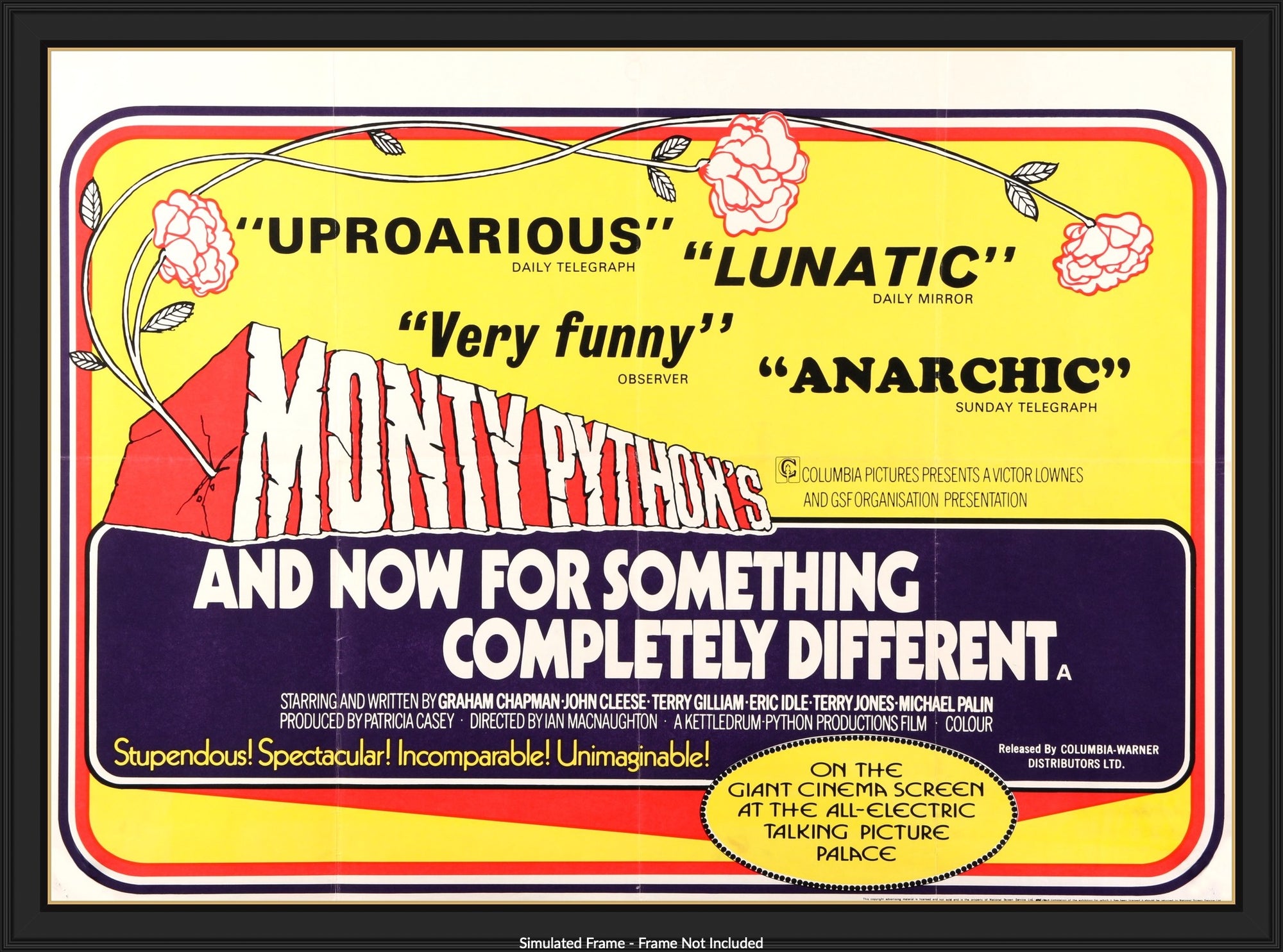 And Now for Something Completely Different (1971) original movie poster for sale at Original Film Art