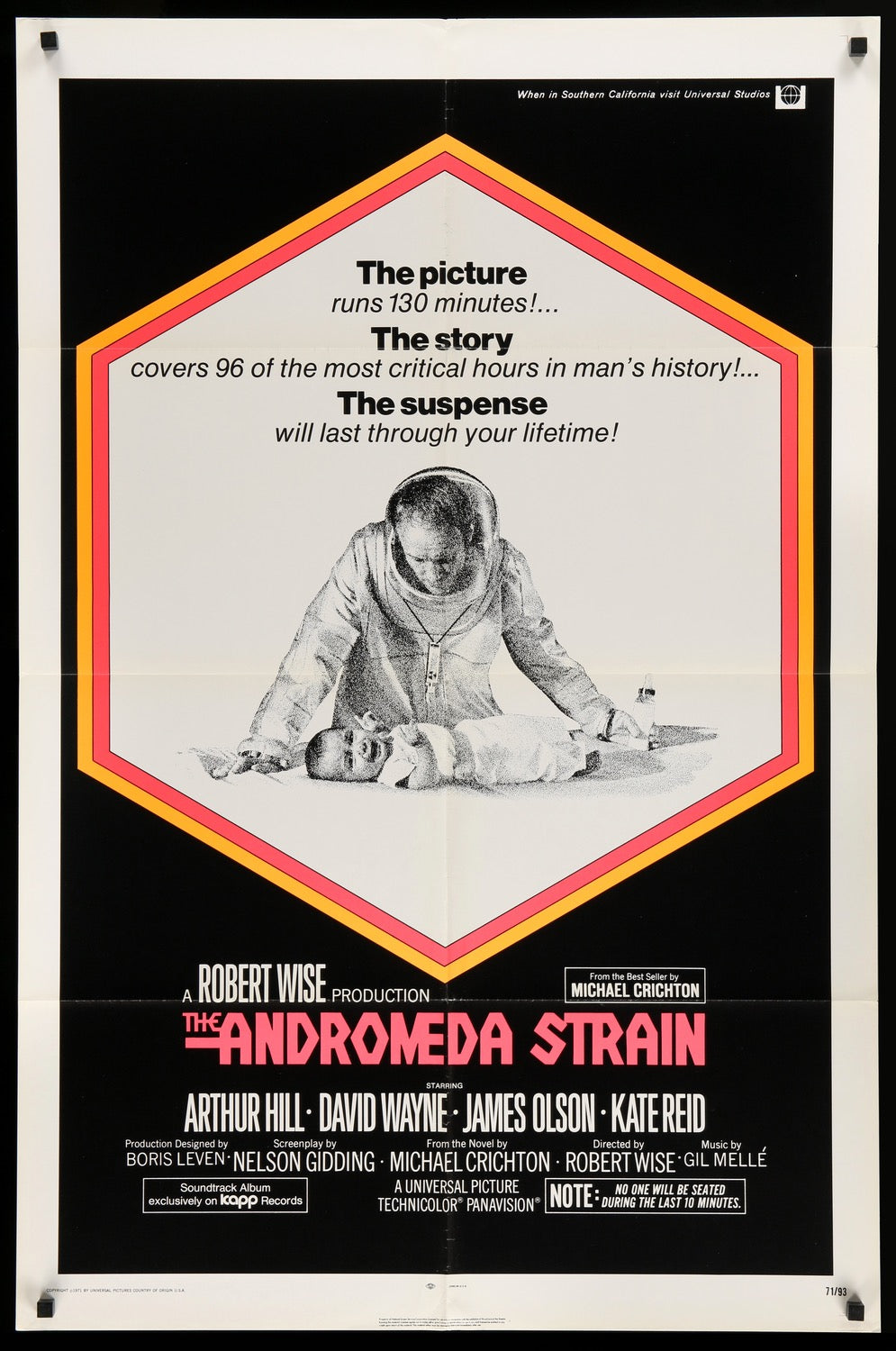 Andromeda Strain (1971) original movie poster for sale at Original Film Art - Vintage Movie Posters