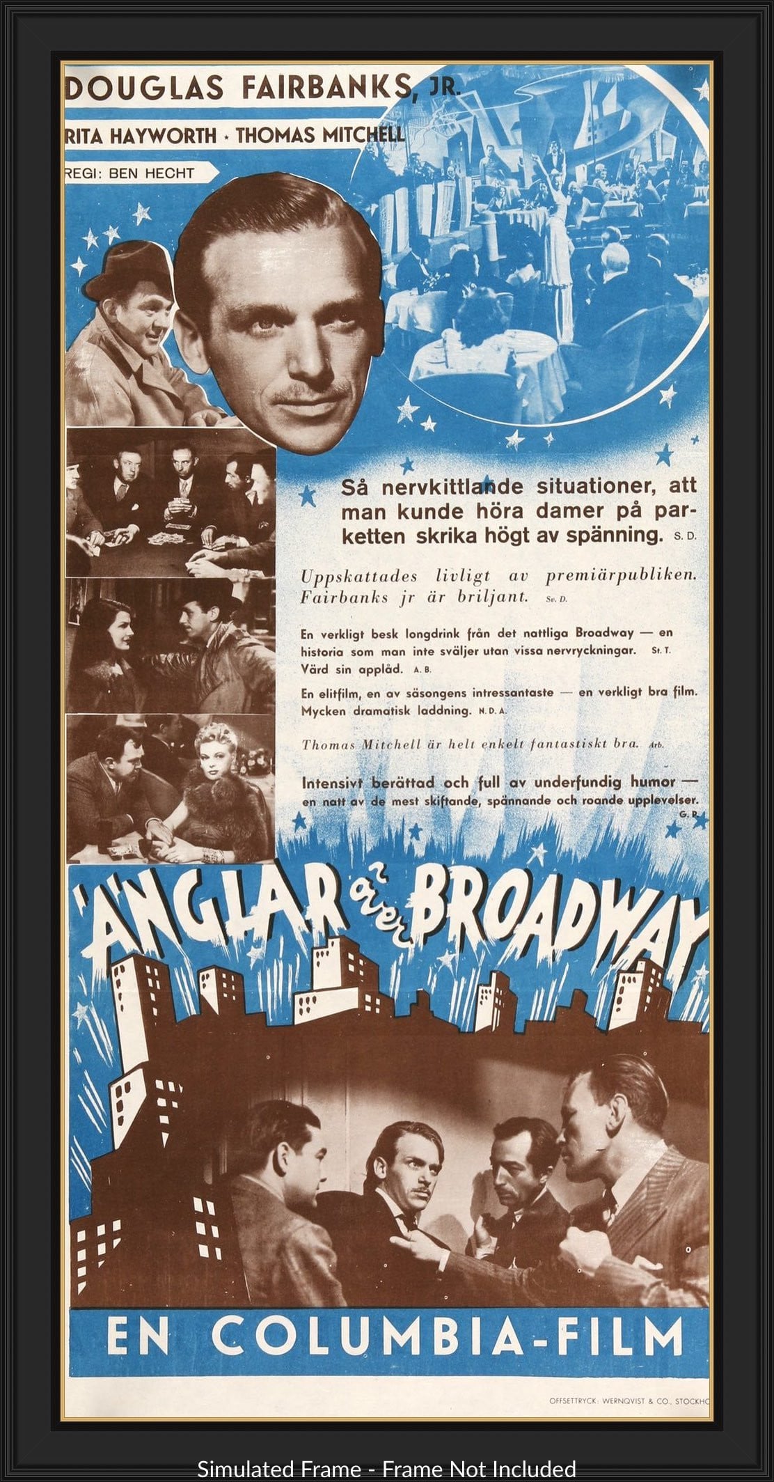 Angels Over Broadway (1940) original movie poster for sale at Original Film Art