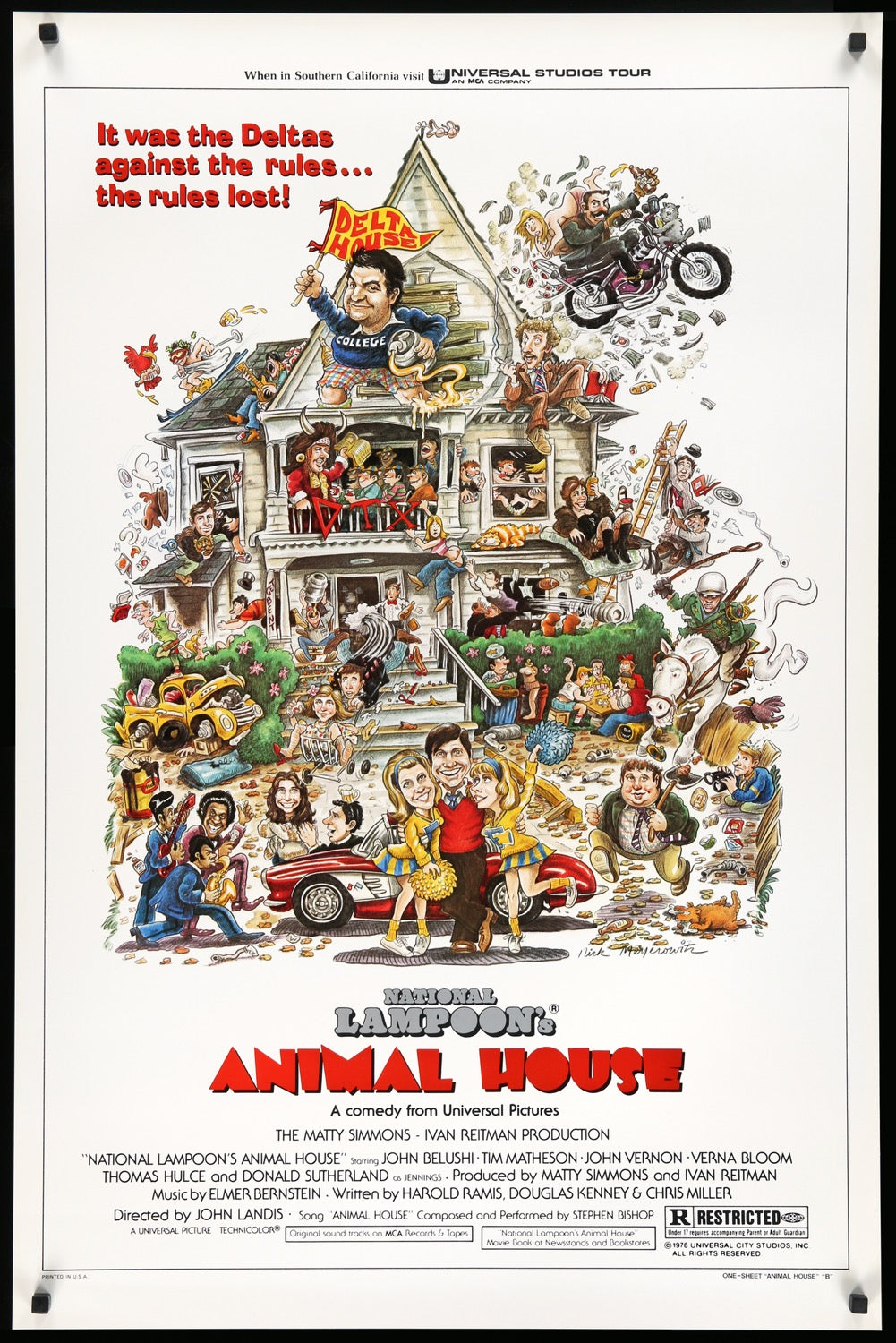 Animal House (1978) original movie poster for sale at Original Film Art - Vintage Movie Posters