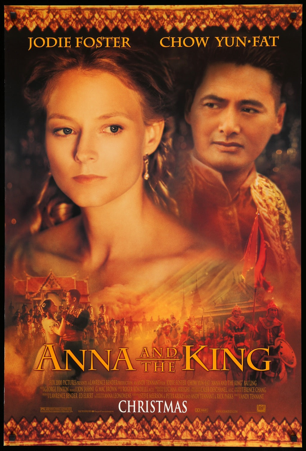 Anna and the King (1999) original movie poster for sale at Original Film Art - Vintage Movie Posters