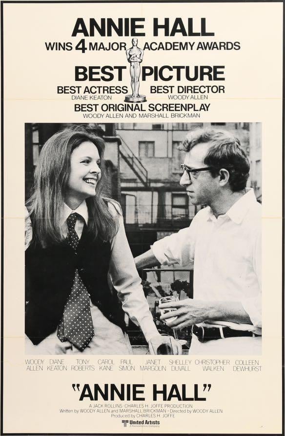 Annie Hall (1977) original movie poster for sale at Original Film Art - Vintage Movie Posters